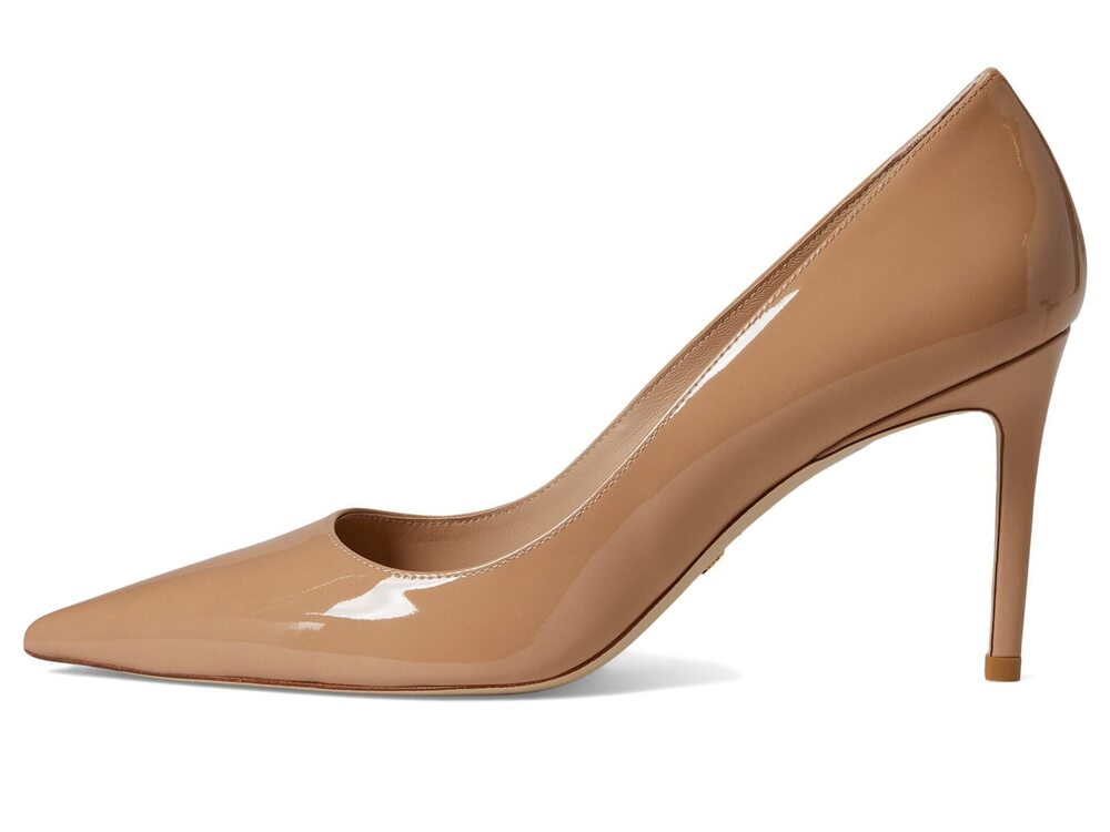 STUART WEITZMAN STUART 85 PUMP BLACK 9 B - Picture 5 of 6